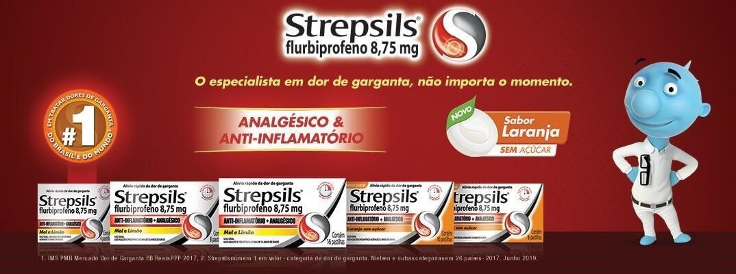 Strepsils - Analgésico e Anti-inflamatório